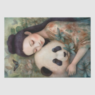 Waterverf Beer Panda Tissuepapier