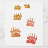 Waterverf Beer schilderafdrukken Wijn Etiket (Enkel label)