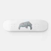 Waterverf Beer van zeezoogdieren Persoonlijk Skateboard (Horizontaal)