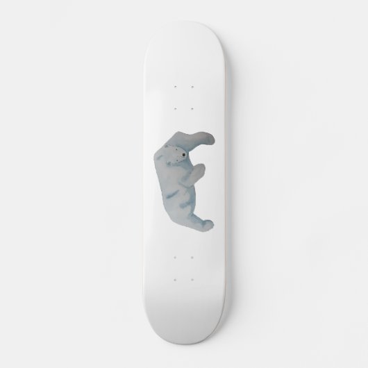 Waterverf Beer van zeezoogdieren Persoonlijk Skateboard (Voorkant)