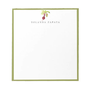 Waterverf Beet Green Notitieblok