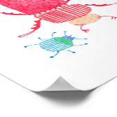 Waterverf Beetle Poster (Hoek)