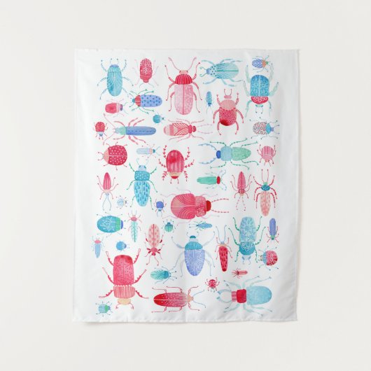 Waterverf Beetle Wandkleed (Voorkant)