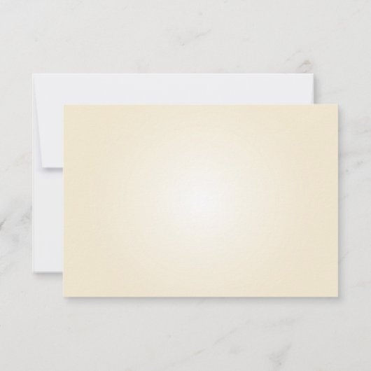 Waterverf Begonias Floral Wedding RSVP Kaartje (Achterkant)