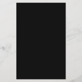 Waterverf Begroeiing Salon Zwart Goud Service Menu (Achterkant)