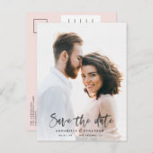 waterverf behalve de datum aankondigingskaart (Voorkant / Achterkant)