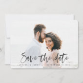 waterverf behalve de datum save the date (Voorkant)