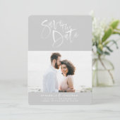 waterverf behalve de datum save the date (Staand voorkant)