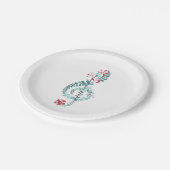 Waterverf behandelde schoorsteenpapier Borden Papieren Bordje (Gekanteld)