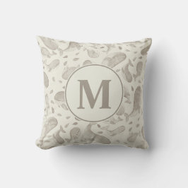 Waterverf Beige Walvis Paisley Slaapkamer | Monogr Kussen