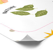 Waterverf Belangrijke Dingen Educatief Poster (Hoek)