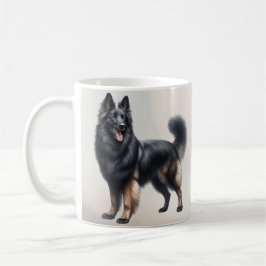 Waterverf Belgian Shepherd Dog Koffiemok