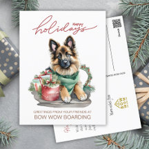 Waterverf Belgian Tervuren Christmas Corporate