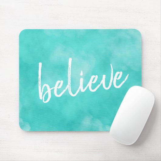 Waterverf Believe Mousepad Muismat (Met muis)