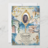 Waterverf Belle en het Beest Fotospiegel Kaart (Voorkant)