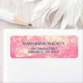 Waterverf bellen | Retouradreslabel Etiket (Insitu)