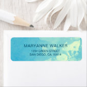 Waterverf bellen | Retouradreslabel Etiket (Insitu)