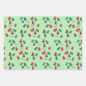 Waterverf Bells met de hand uitgeruste kerstmis Inpakpapier Vel (Voorkant 3)