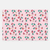 Waterverf Bells met de hand uitgeruste kerstmis Inpakpapier Vel (Voorkant 2)