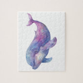 Waterverf Beluga Whale Legpuzzel (Verticaal)