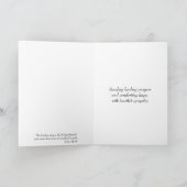 Waterverf Bench and Mountains Sympathie Kaart (Binnen)