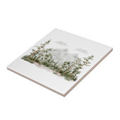 Waterverf Berg en Bos Tegeltje (Zijkant)