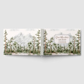 Waterverf Berg en Boshut Lake House Gastenboek (Volledig)