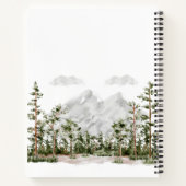 Waterverf Berg- en Boskookboek Recept Notitieboek (Achterkant)