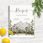 Waterverf Berg- en Boskookboek Recept Notitieboek