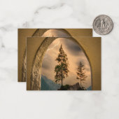 Waterverf Berg, Natuur Waterco Notitiekaartje (Voorkant / Achterkant in situ)