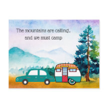 Waterverf Bergen Auto en Camper Adreswijziging