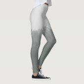 Waterverf bergen Forest Illustration Leggings (Rechts)