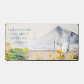 Waterverf Bergen Inspirerend Schrift Bureaumat (Keyboard & Muis)