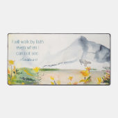 Waterverf Bergen Inspirerend Schrift Bureaumat (Voorkant)