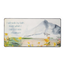 Waterverf Bergen Inspirerend Schrift