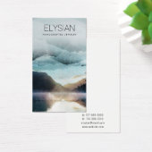 Waterverf Bergen Oorbel Sieraden Display Kaarten Visitekaartje (Bureau)