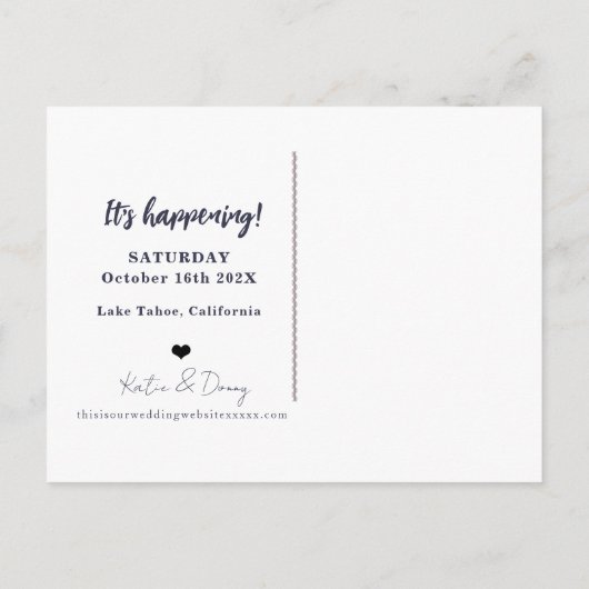 Waterverf bergen sparen het Briefkaart van de Datu (Achterkant)