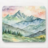 Waterverf Bergscène Muismat (Voorkant)