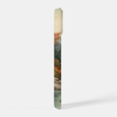 Waterverf bergstroomlandschap iPhone 15 case (Rechterkant)