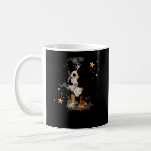 Waterverf Bernedoodle Mom Doodle Koffiemok (Links)