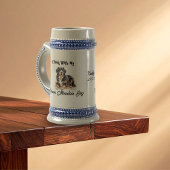 Waterverf BERNESE Berghond Personaliseer Bierpul