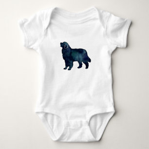 Waterverf Bernese Mountain Dog Black Romper