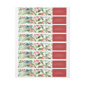 Waterverf Berries en Greenery Pattern Holiday (Vel)