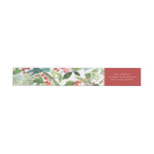 Waterverf Berries en Greenery Pattern Holiday (Individueel)