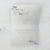 Waterverf Berries Foto Wreator Kaart (Binnen)