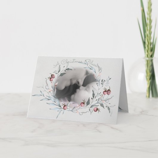 Waterverf Berries Foto Wreator Kaart (Voorkant)