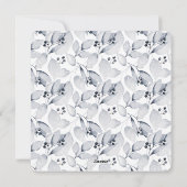 Waterverf Berries Greenery Foto kerstKaarten Feestdagenkaart (Achterkant)