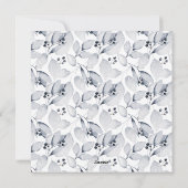 Waterverf Berries Greenery Foto kerstKaarten Feestdagenkaart (Achterkant)