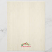 Waterverf Berries Greenery Swag kerstuitnodiging (Achterkant)