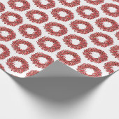 Waterverf Berries - kerstfeestdag Cadeaupapier (Hoek)